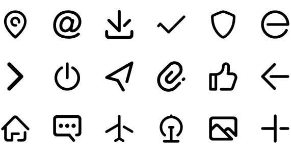 4px thick line icon