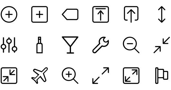 2px linear icon